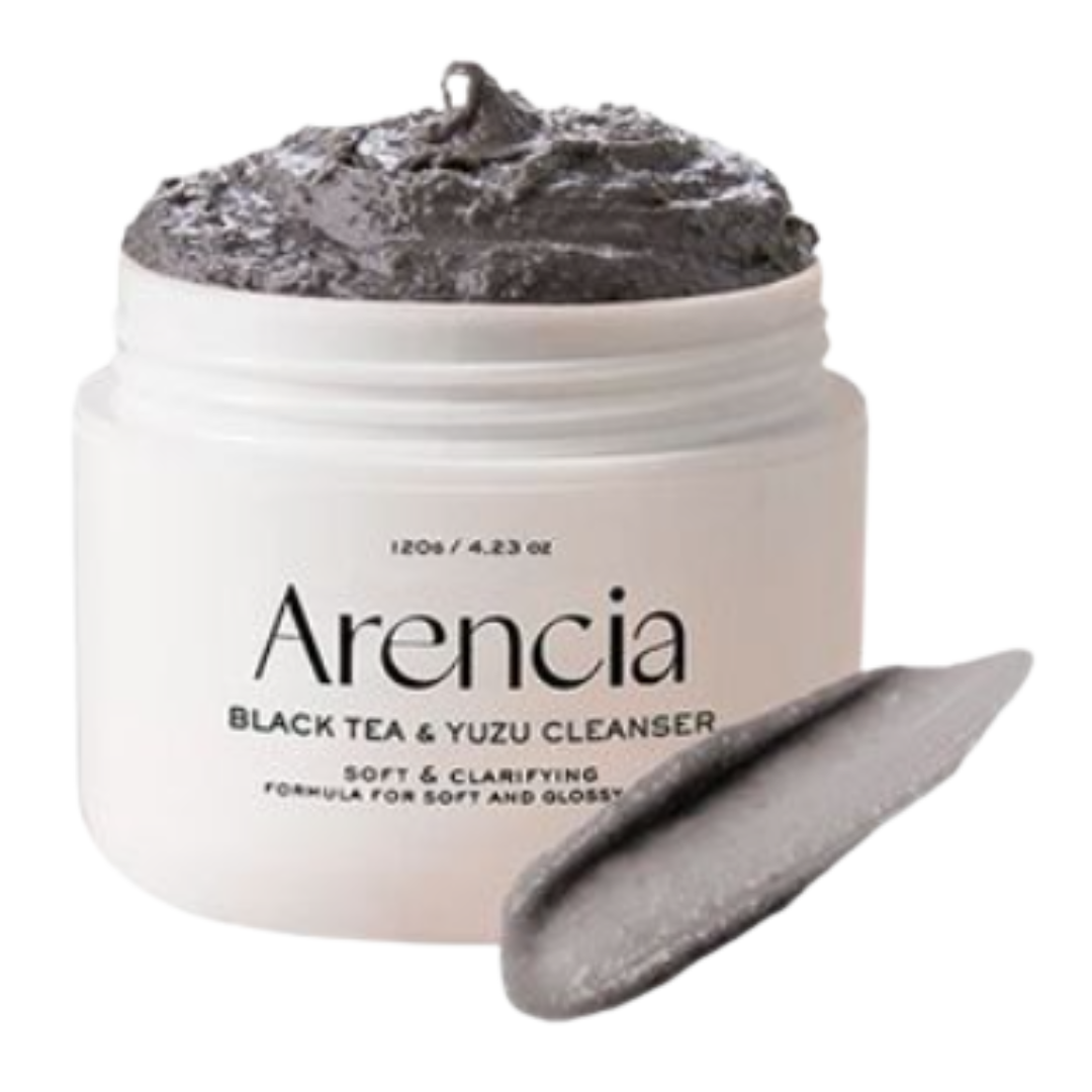 Arencia Black Tea Yuzu Cleanser – Nettoyant éclat coréen thé noir & yuzu
