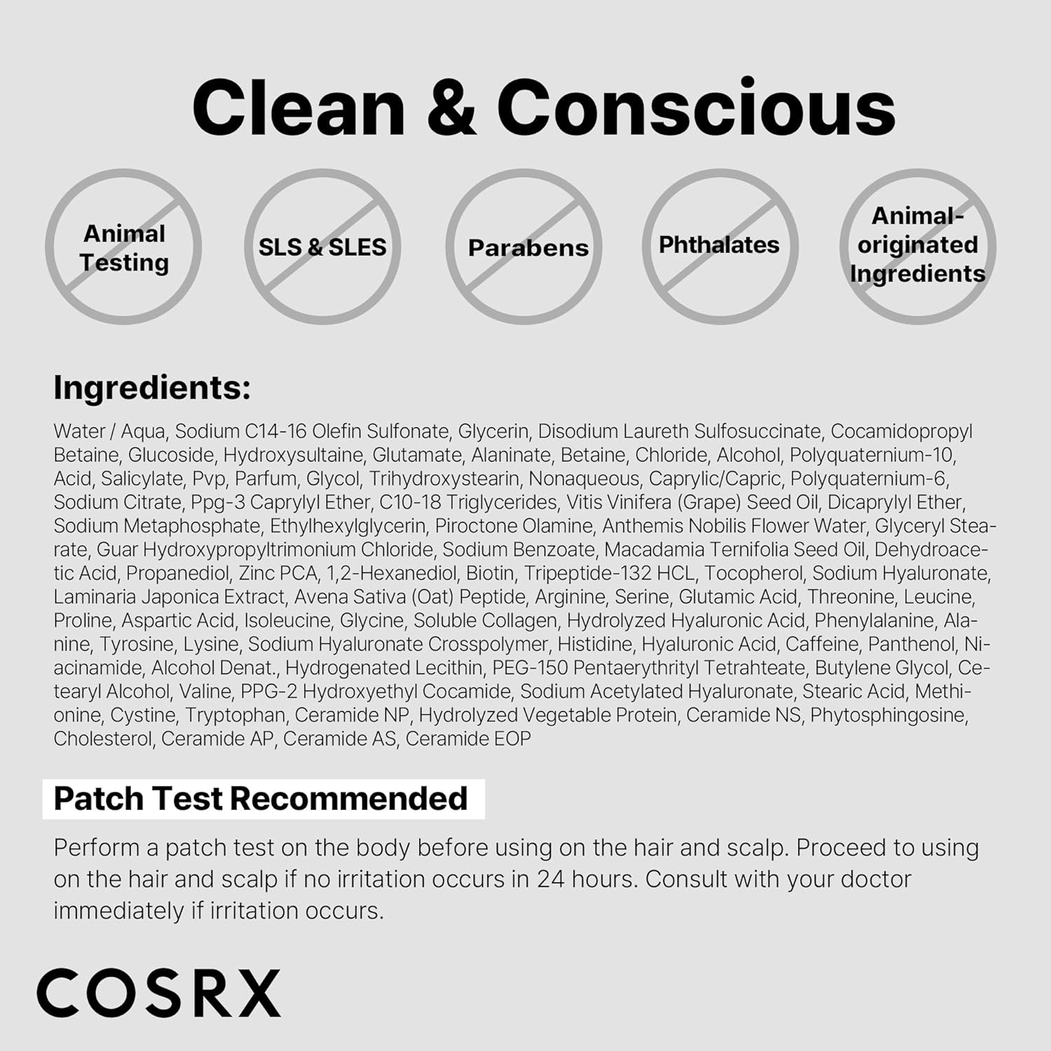 Cosrx Peptide-132 Ultra Perfect hair Bonding Shampoo 200ml