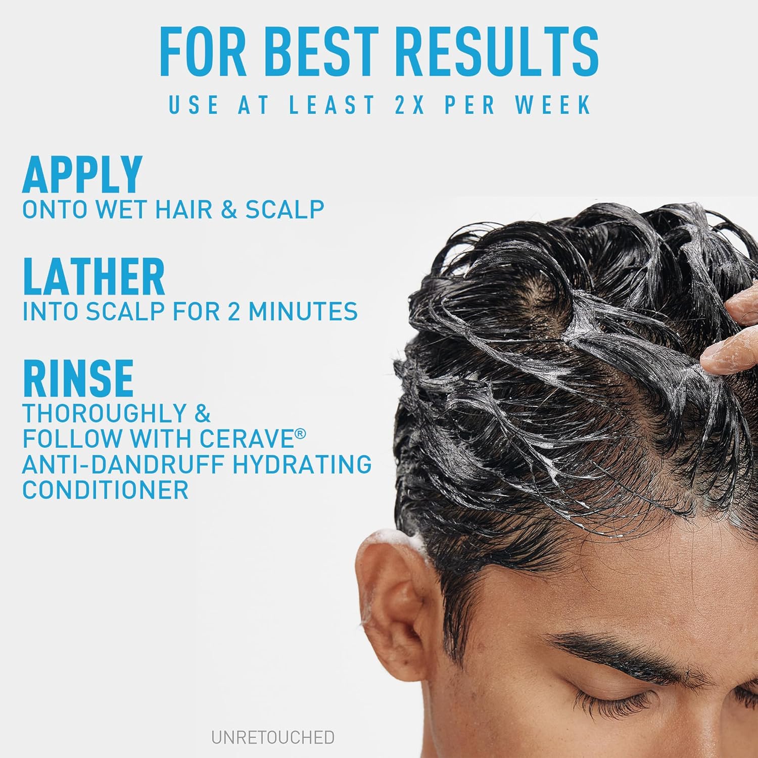 CeraVe Hydrating Anti Dandruff Shampoo 1% Pyrithione Zinc