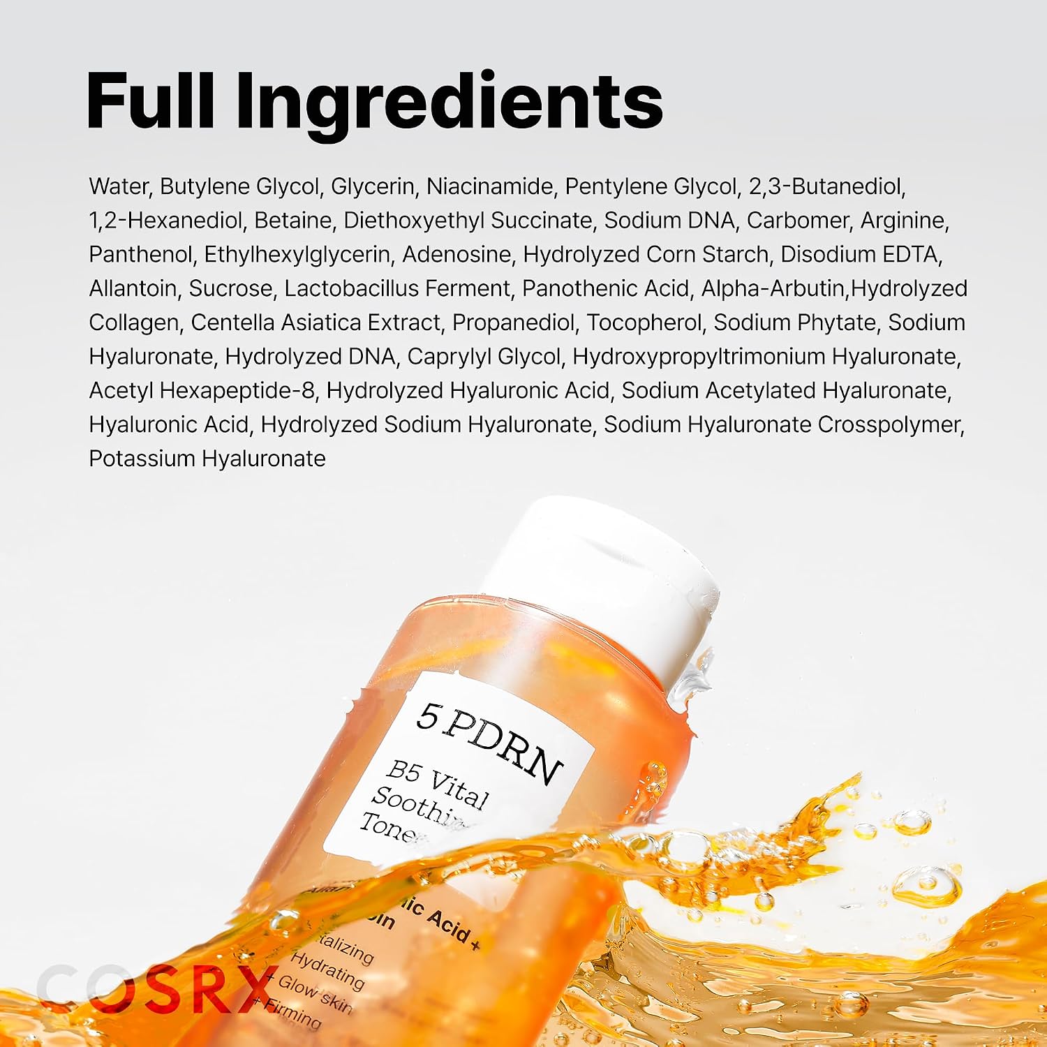 Cosrx 5 PDRN B5  Vital Soothing Toner