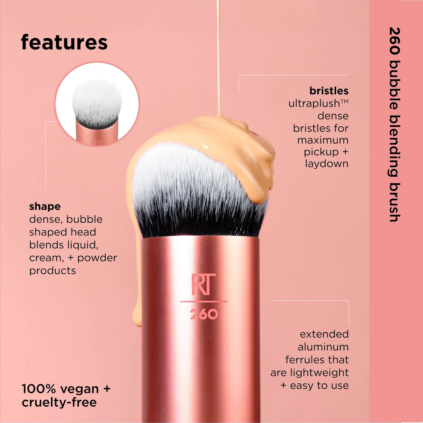 Real Techniques Bubble Blending Makeup Brush