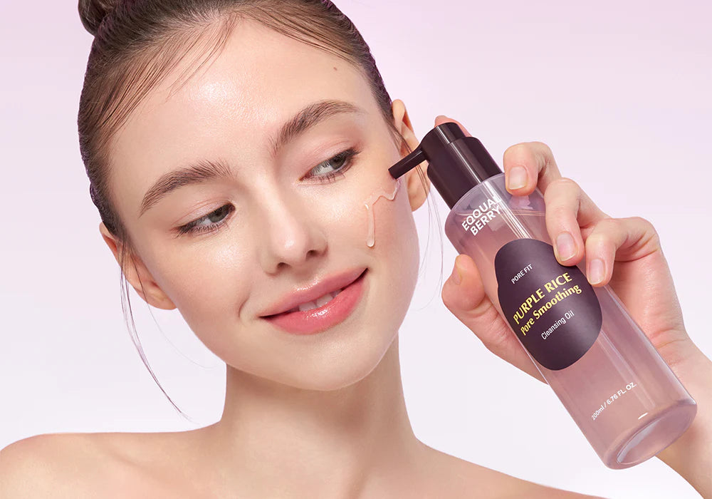 Eqqualberry Purple Rice  Pore Smoothing Cleansing Oil