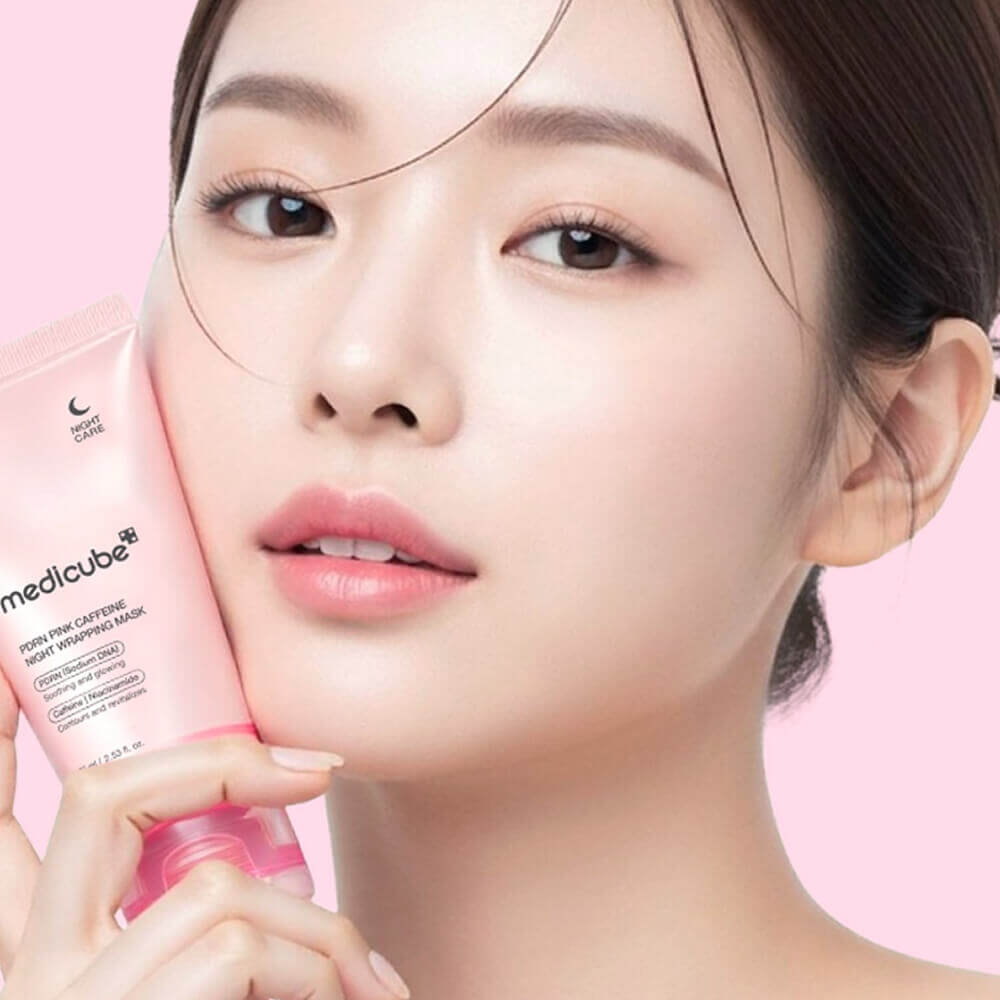 Medicube PDRN Pink Caffeine Night Wrapping Mask