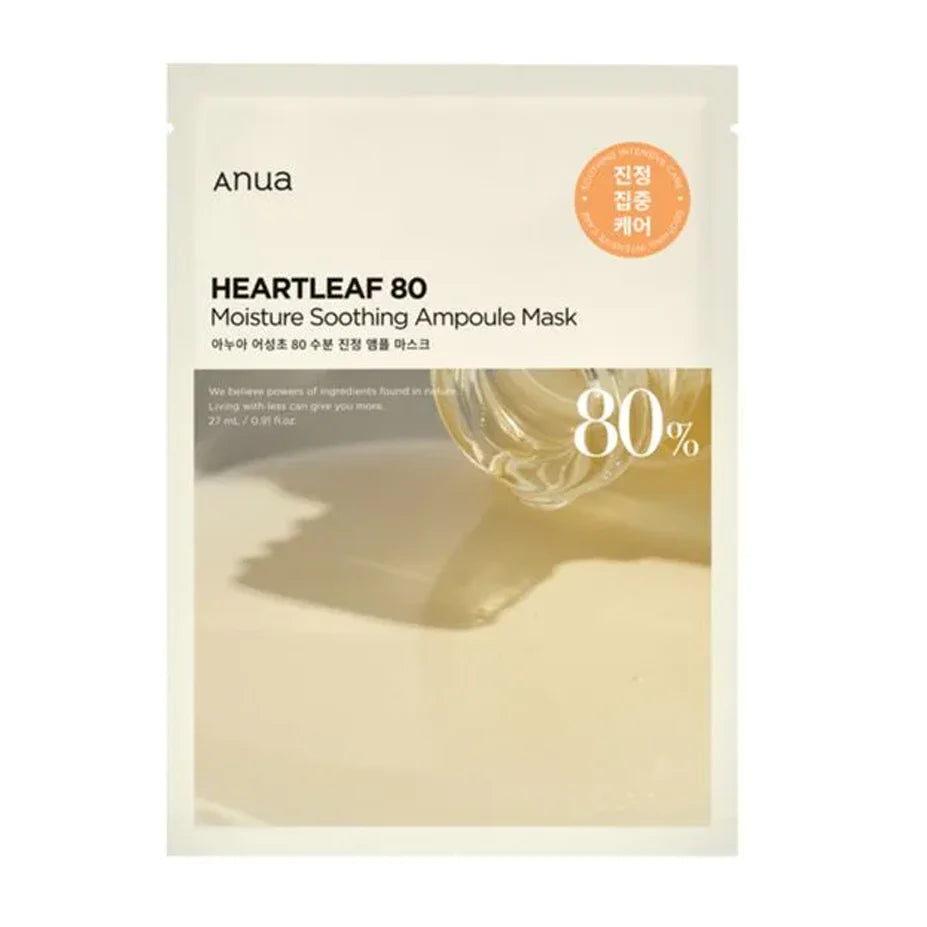 Anua Heartleaf 80 Moisture Soothing Ampoule Mask 27ml