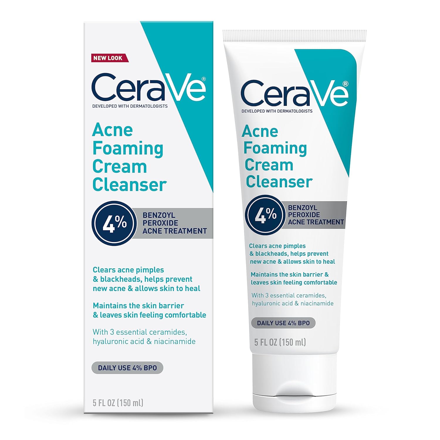 Cerave Acne Foaming Cream Cleanser 4%