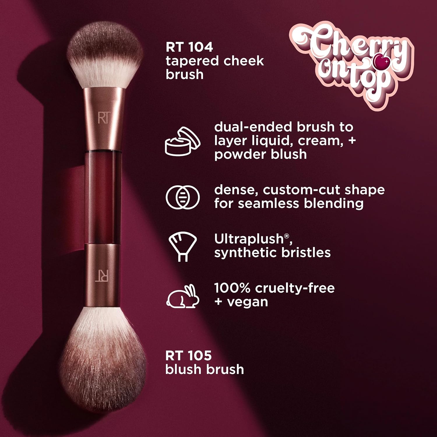 Real Techniques Cherry On Top It’s All Blush Brush