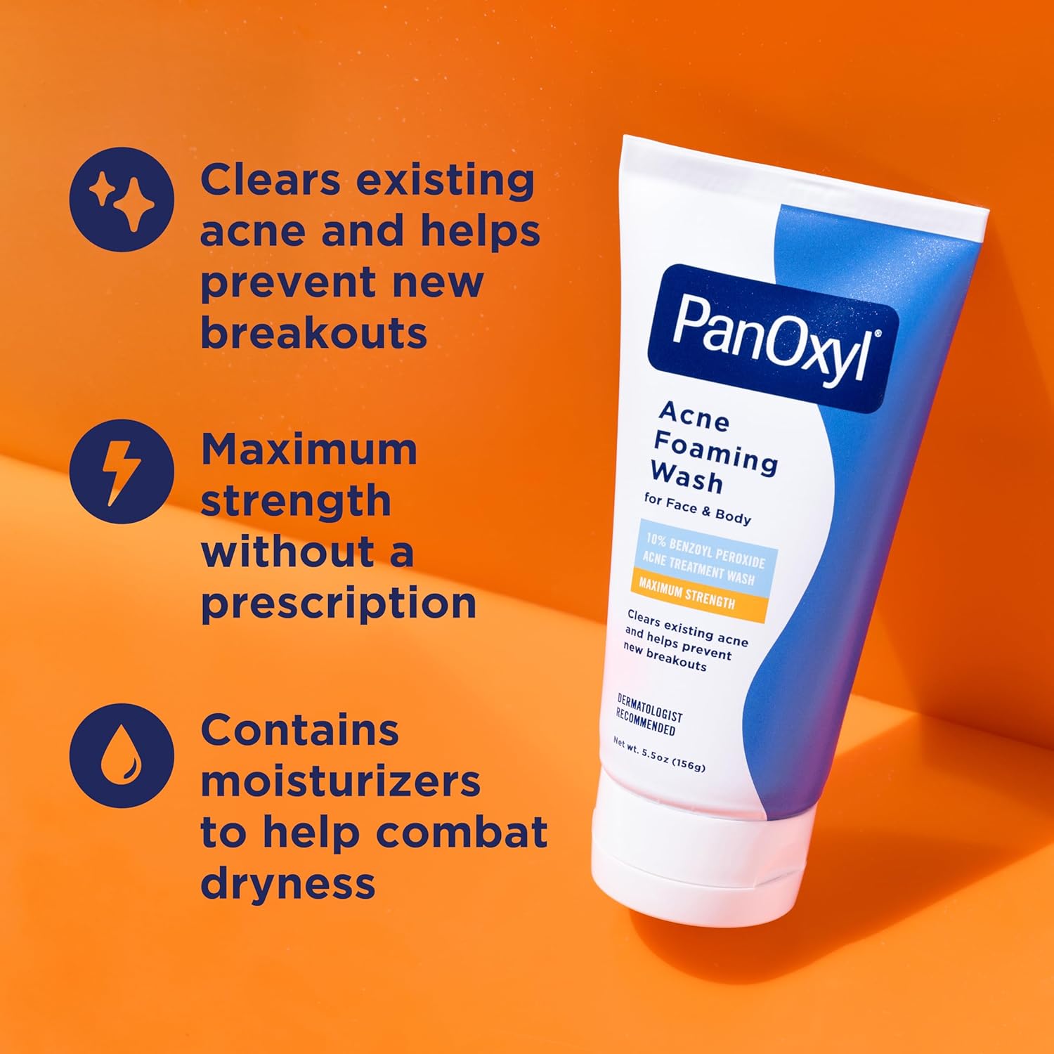 PanOxyl Acne Foaming Wash 10% 5.5oz