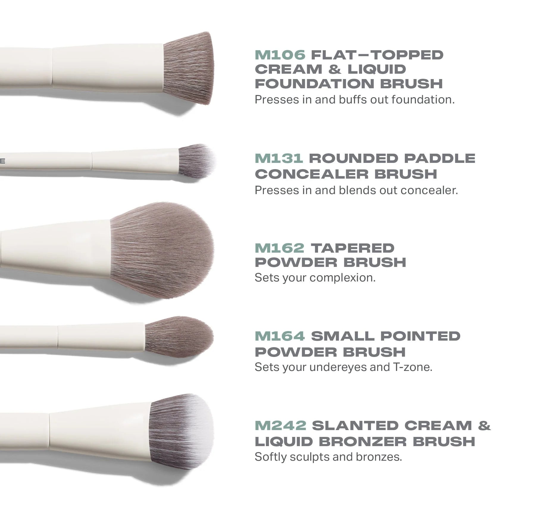 Morphe Portrait Mode 5 Piece Face Brush Set