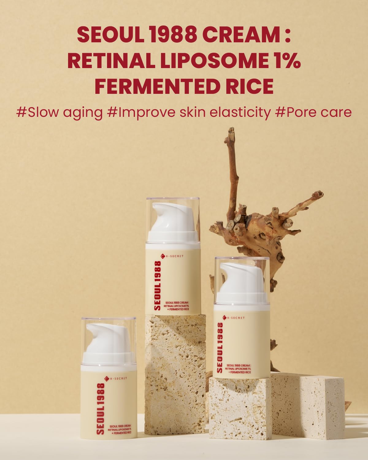 Ksecret SEOUL 1988 Cream Retinal Liposome 1% + Fermented Rice
