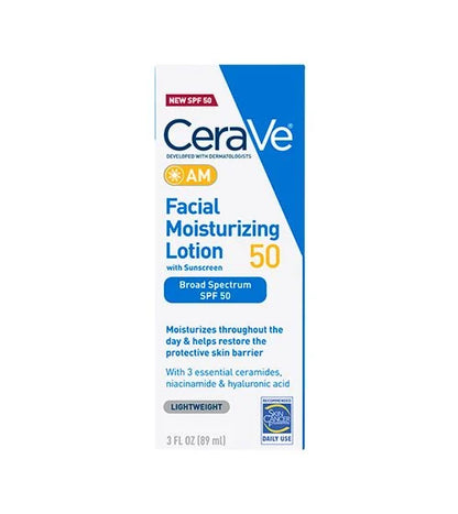 CeraVe AM Moisturizing Lotion SPF 50