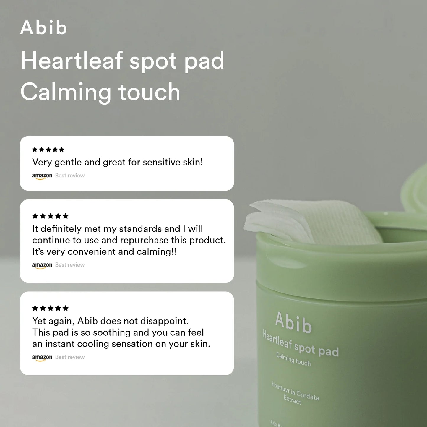 Abib Heartleaf Spot Pad Calming Touch (80 Pads)