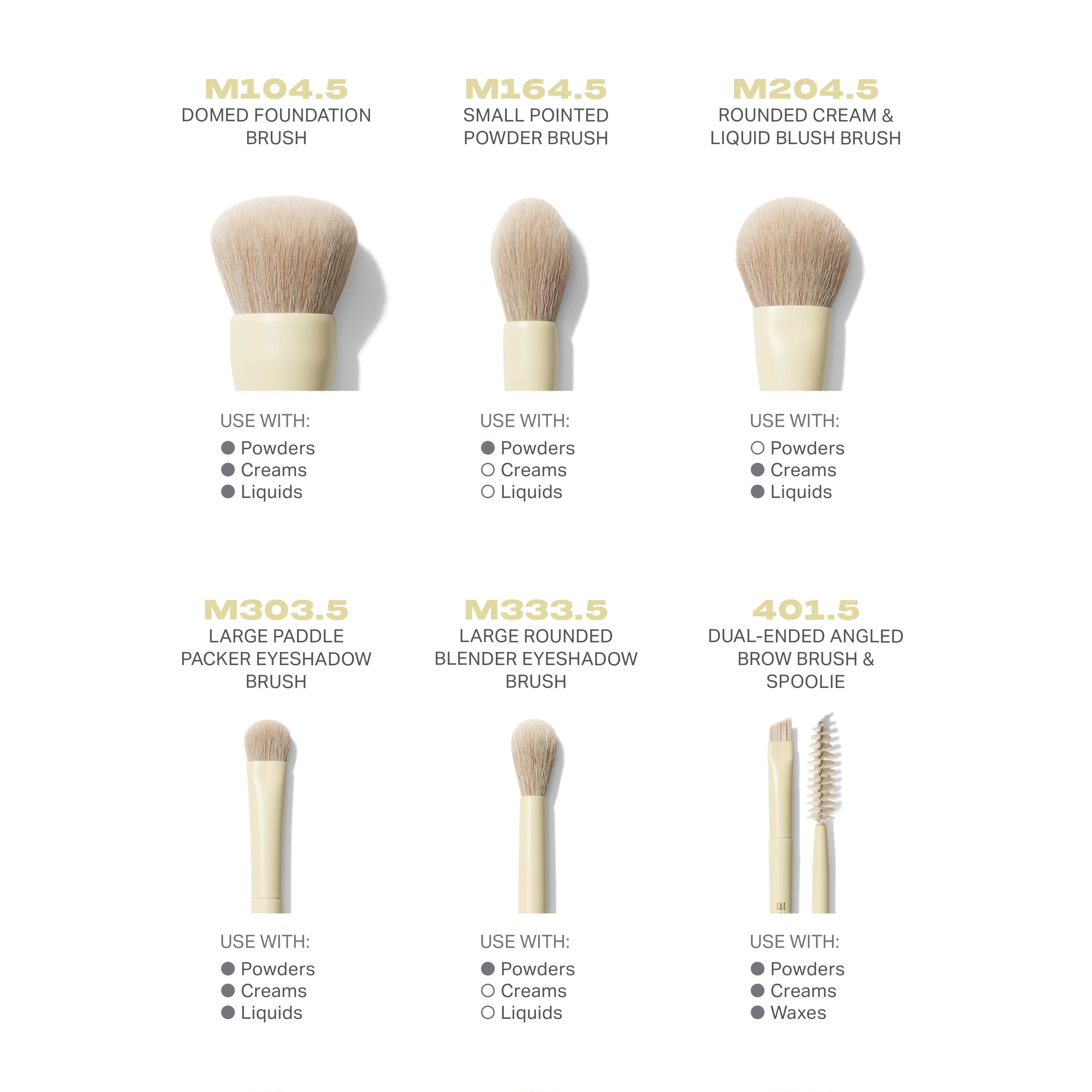 Morphe Buttery Blends 6- Piece Travel Brush Set