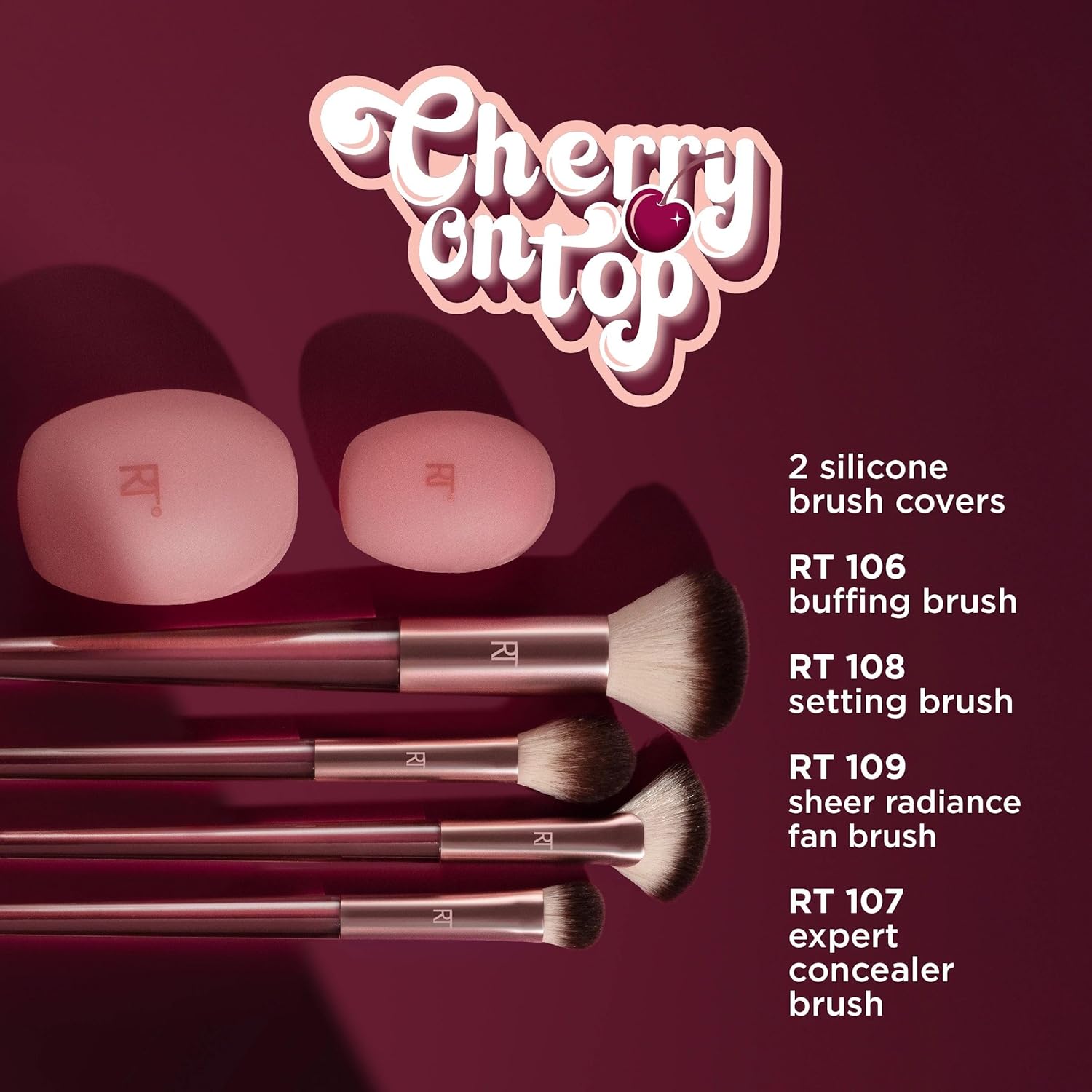 Real Techniques Cherry On Top A Brighter Hue Base Set