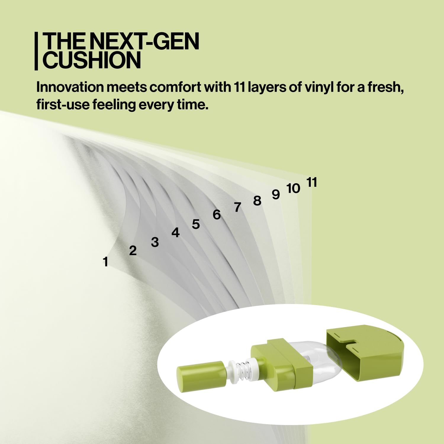 Unleashia Satin Wear Healthy-Green Cushion