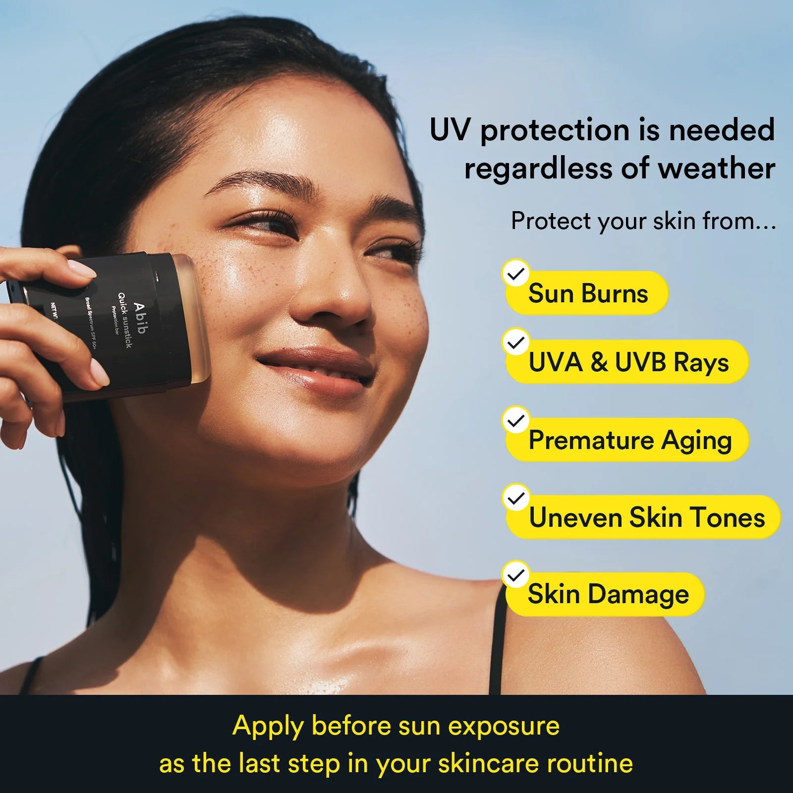 Abib Quick Sunstick Protection Bar SPF50+ PA++++ 22G
