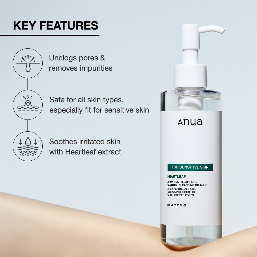 Anua Heartleaf Pore Control Cleansing Oil 200ml - Mild