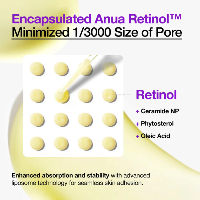 Anua Retinol 0.3+ Niacin Renewing Serum