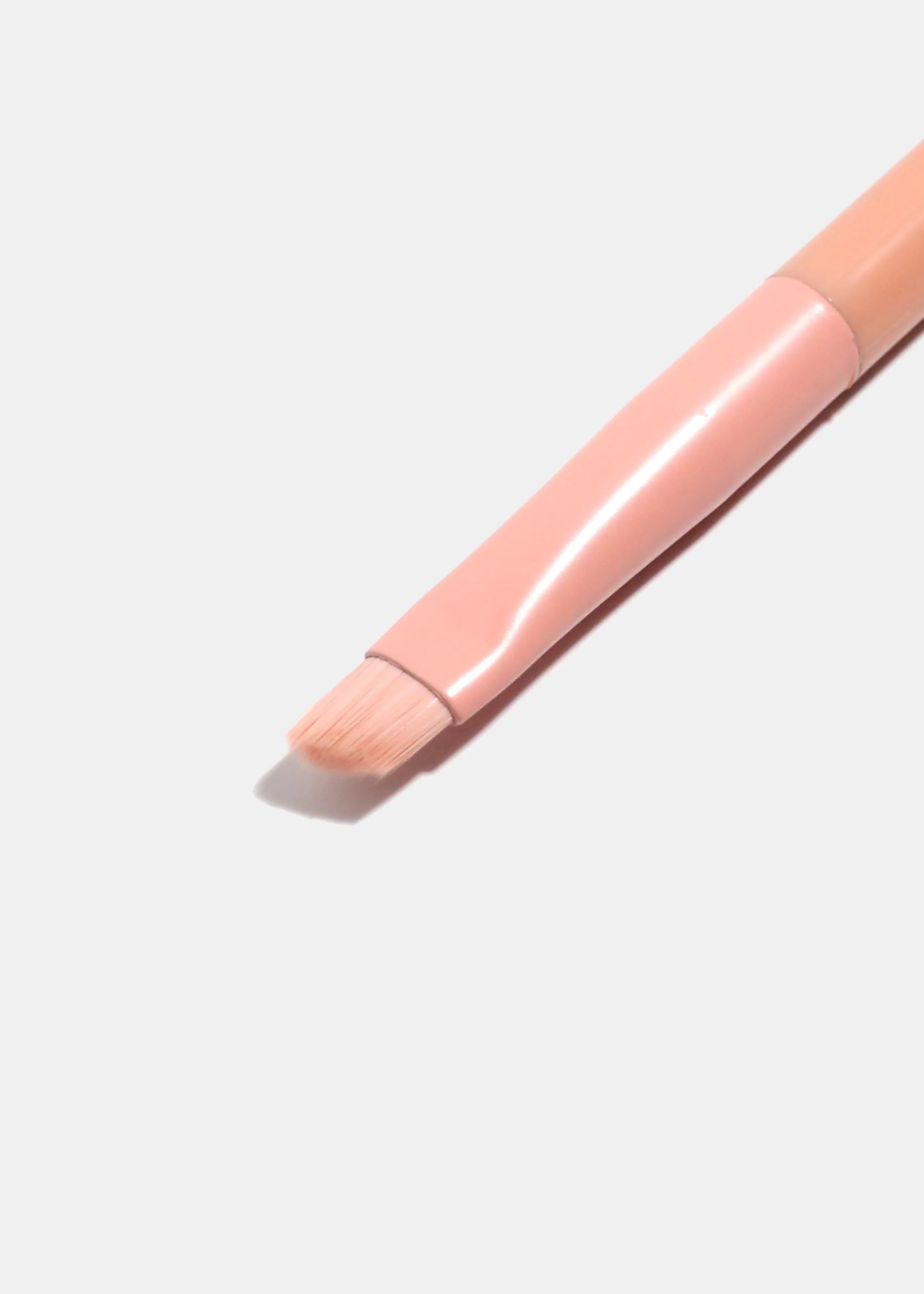 AOA Matte Rose Single Brush - E114 Angled Eyebrow Brush