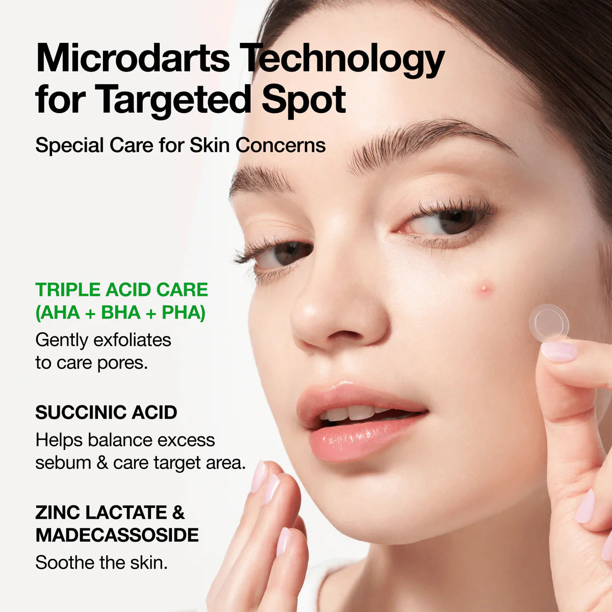 Anua Triple Acid Spot Care Microdart Patch 12ea