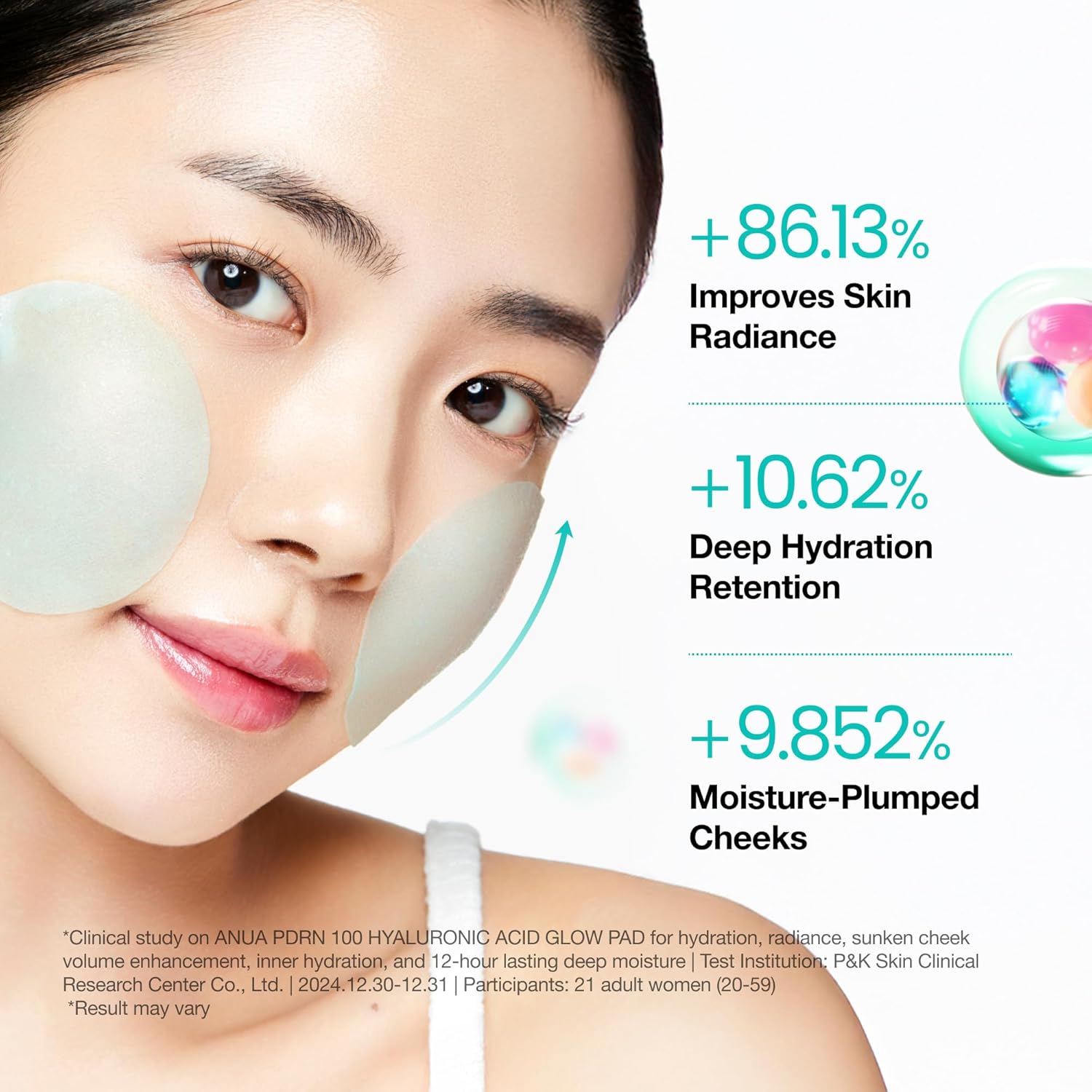 Anua PDRN 100 Hyaluronic Acid Glow 60 Pad