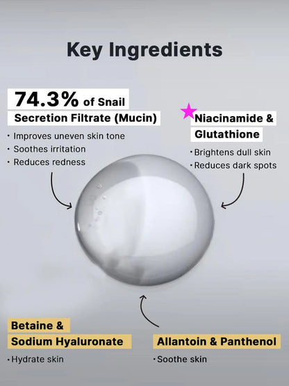 Cosrx Advanced Snail Radiance Dual Essence 80ml