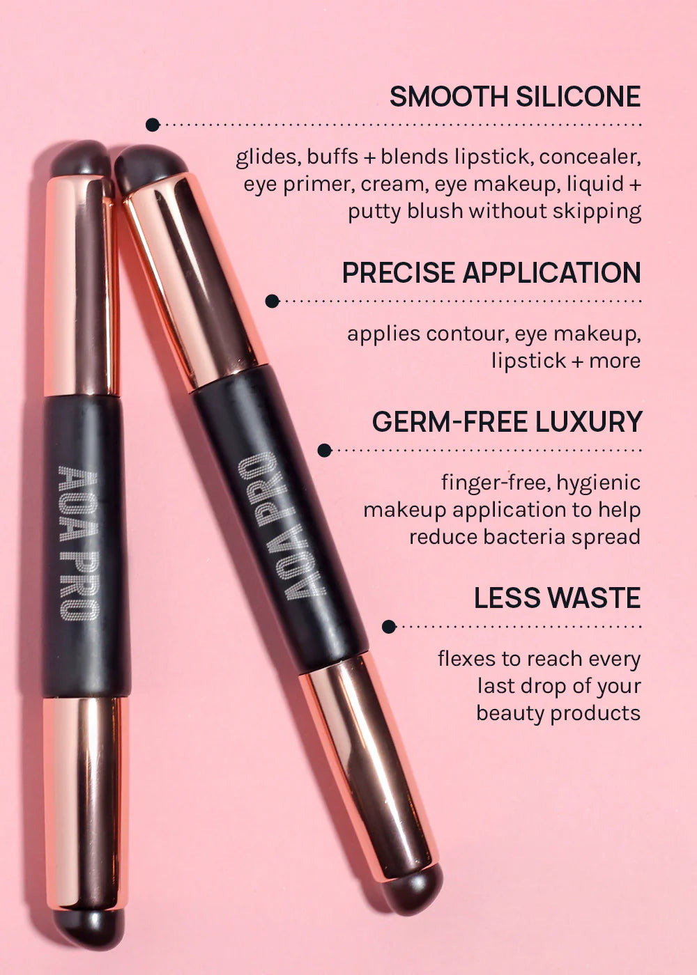 AOA Pro Dual-Ended Silicone Makeup Applicator