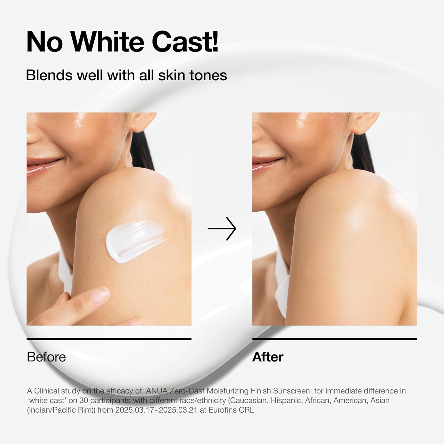 Anua Zero Cast Moisturizing Finish Sunscreen