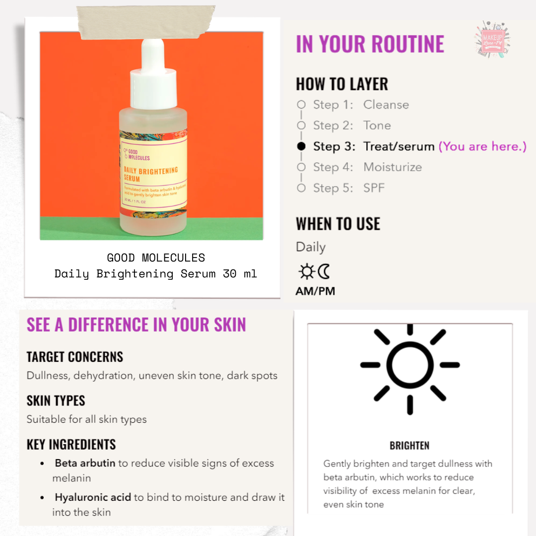 Good Molecules Daily Brightening Serum