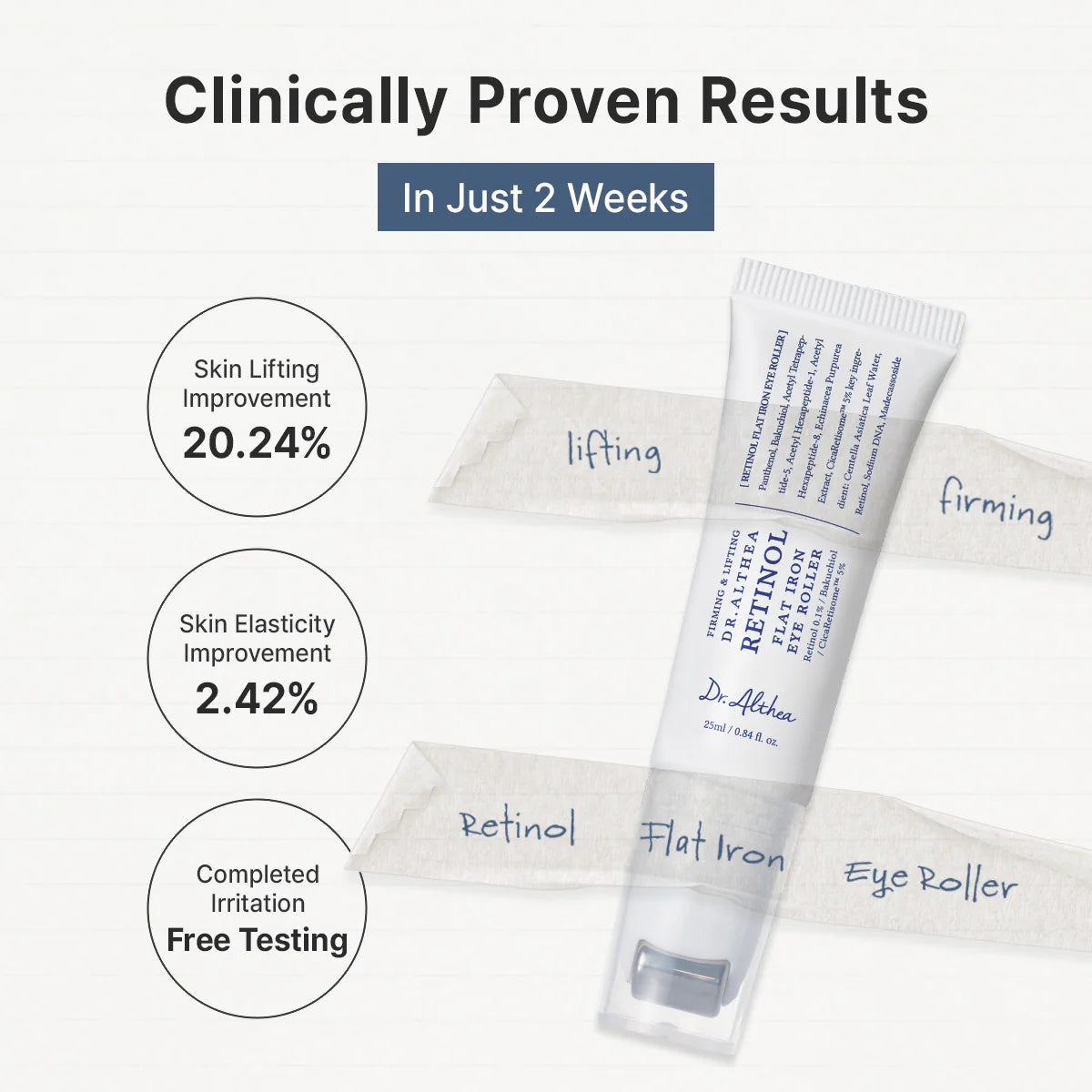 Dr. Althea  Retinol Flat Iron Eye Roller 25ml