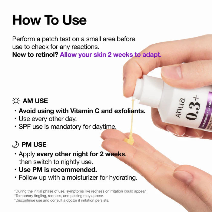 Anua Retinol 0.3+ Niacin Renewing Serum
