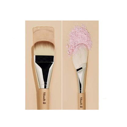 fillimilli - Glow Fitting Base Makeup Brush Duo Set