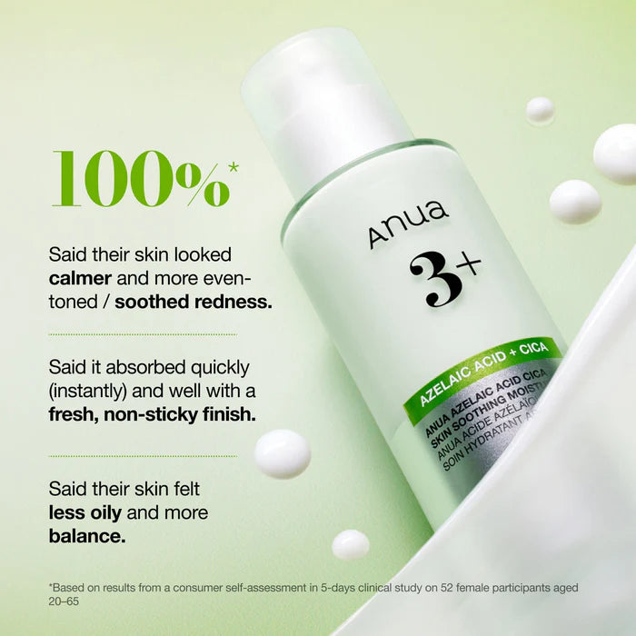Anua Azelaic Acid 3 Cica Skin Soothing Moisturizer