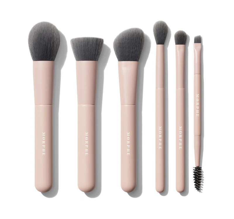 Morphe Travel Shaping Essentials Bamboo & Charcoal Brush Set