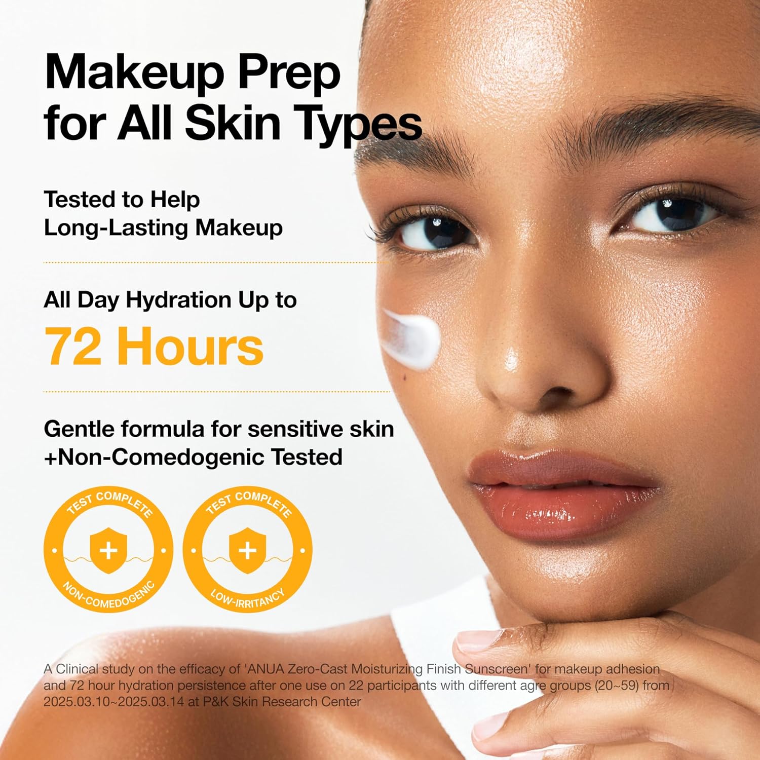 Anua Zero Cast Moisturizing Finish Sunscreen