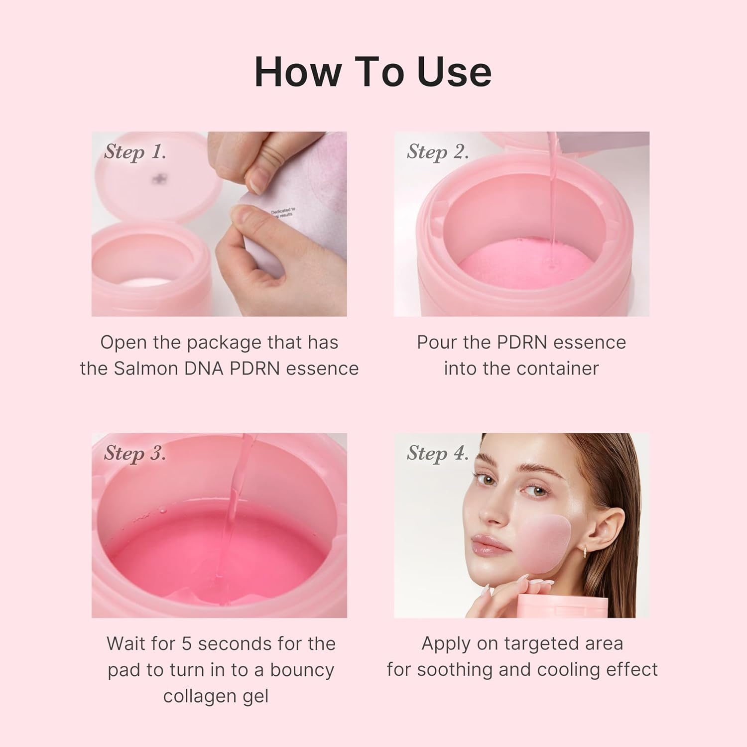 Medicube PDRN PINK COLLAGEN TONING GEL TONER PAD 70ea