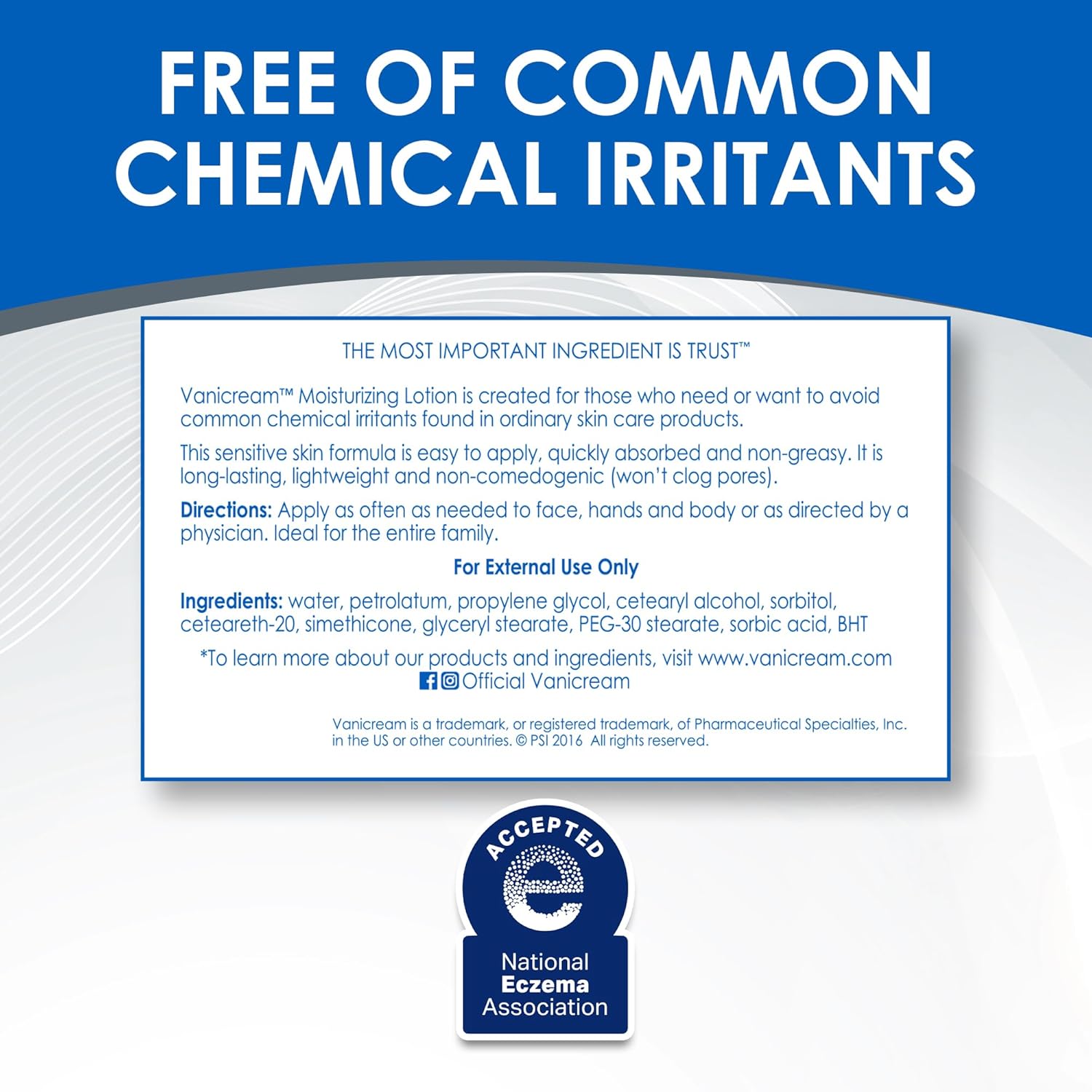 Vanicream Moisturizing Lotion 453g