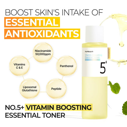 Numbuzin No.5 Vitamin Boosting Essential Toner 200ml