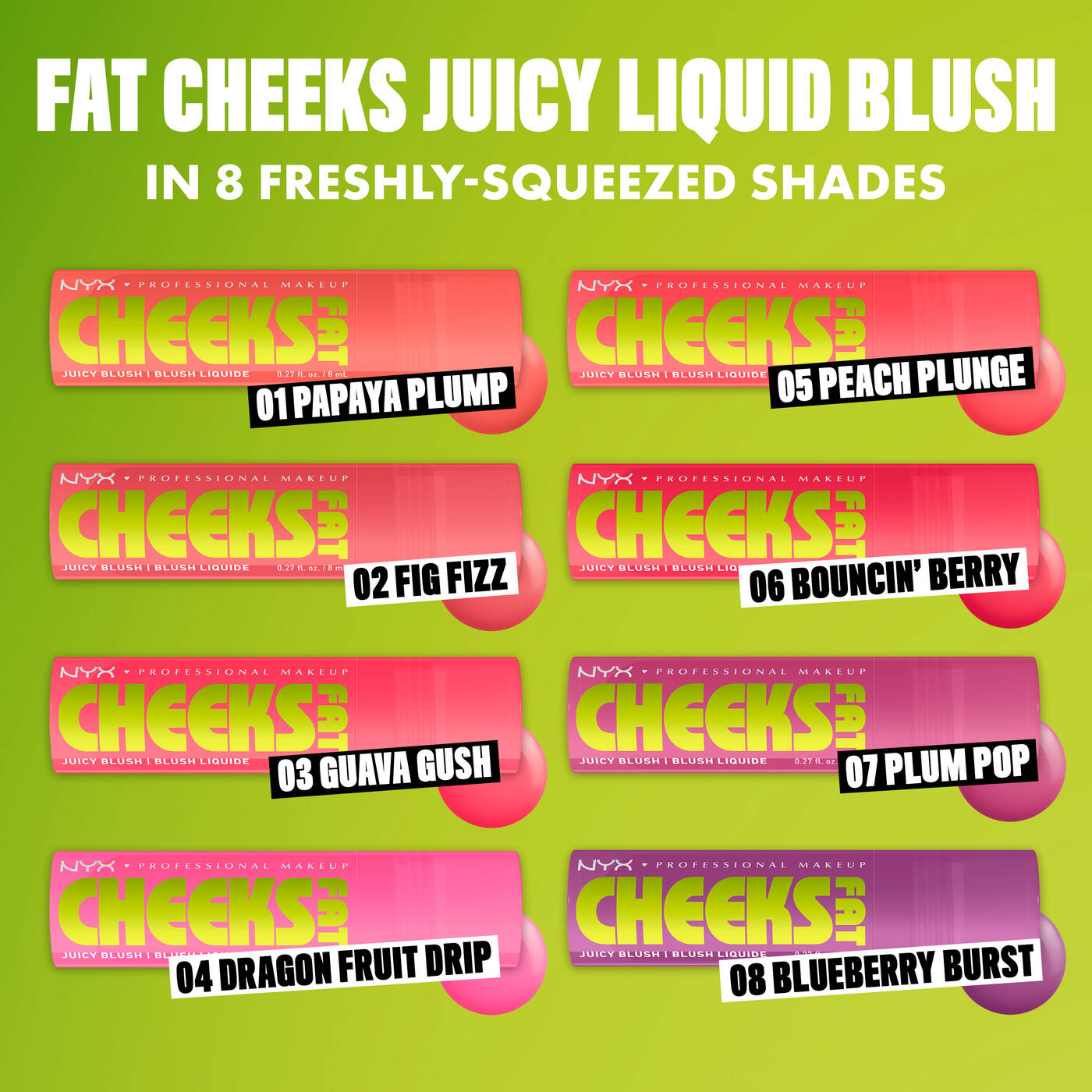NYX FAT Cheeks Juicy Blush