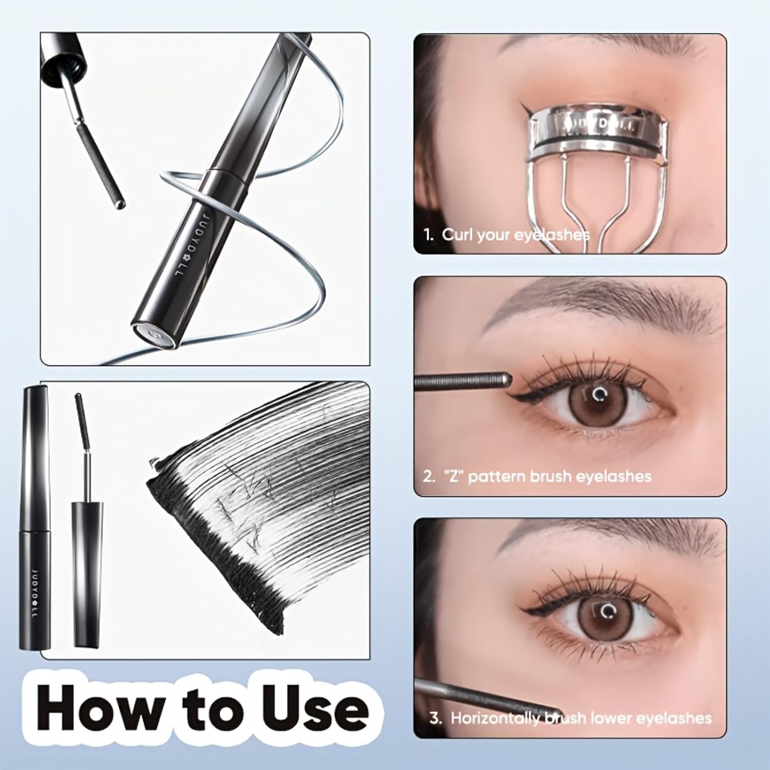Judydoll 3D curling Eyelash Iron Mascara