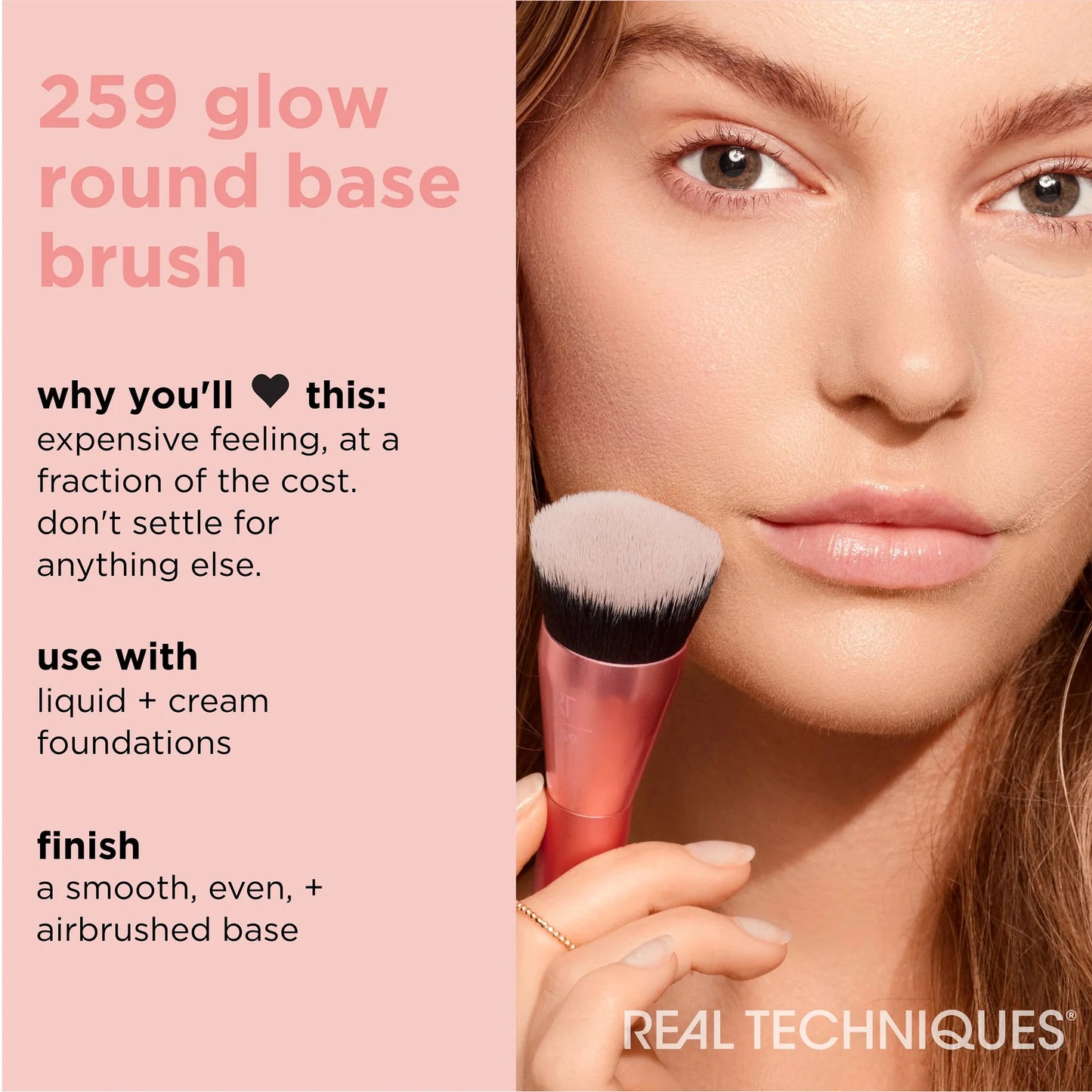 Real Techniques Glow Round Base Brush