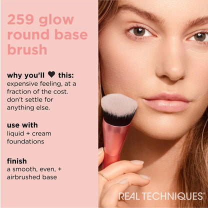 Real Techniques Glow Round Base Brush