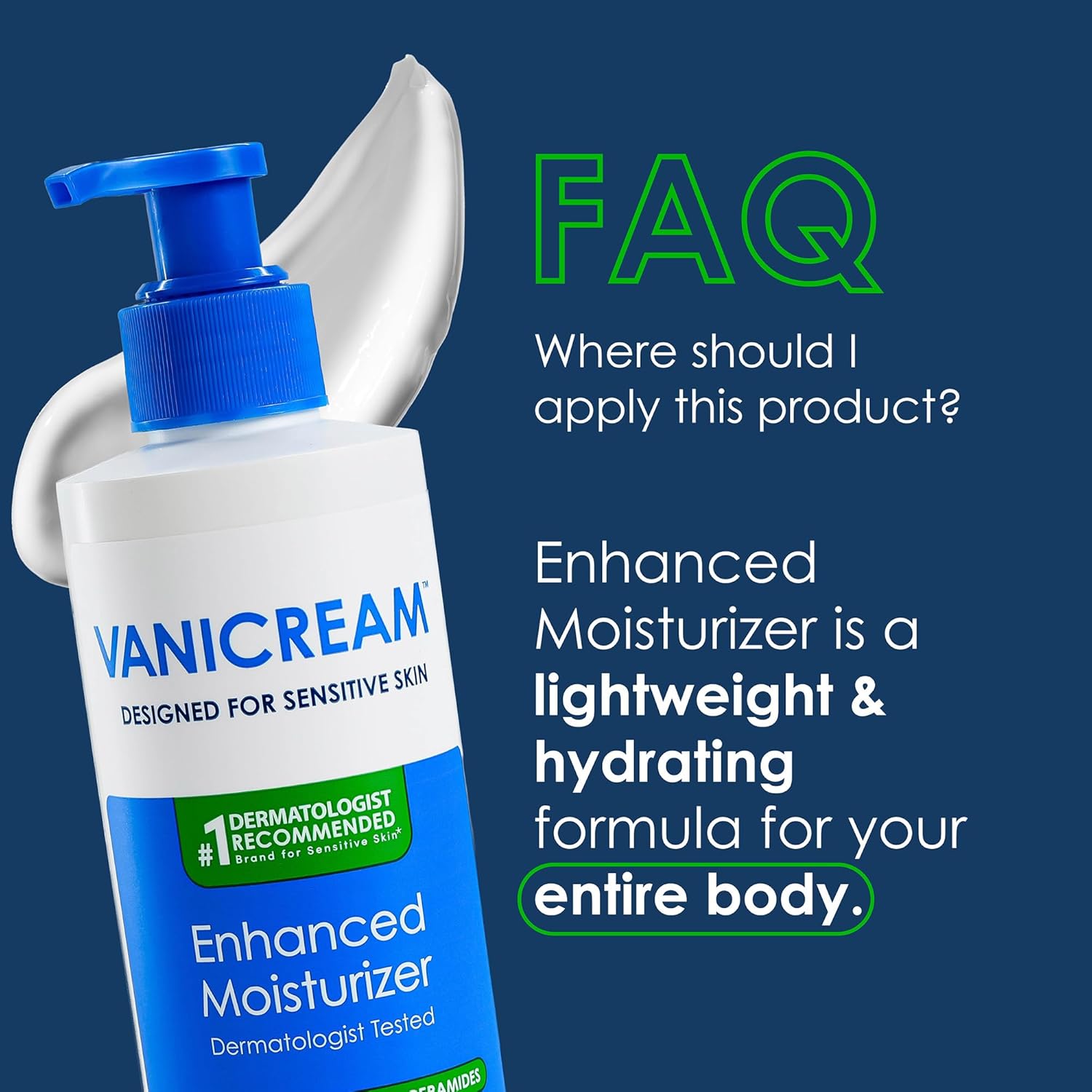 Vanicream Enhanced Moisturizer Hyaluronic Acid + 5 Key Ceramide