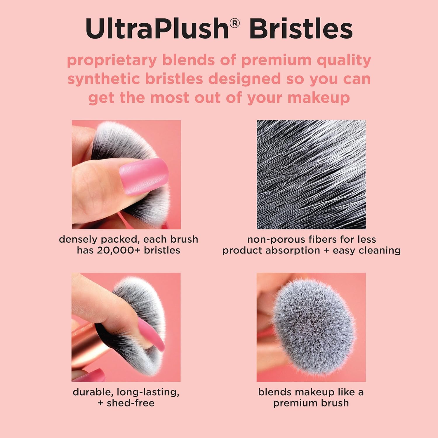 Real Techniques Cherry On Top A Brighter Hue Base Set