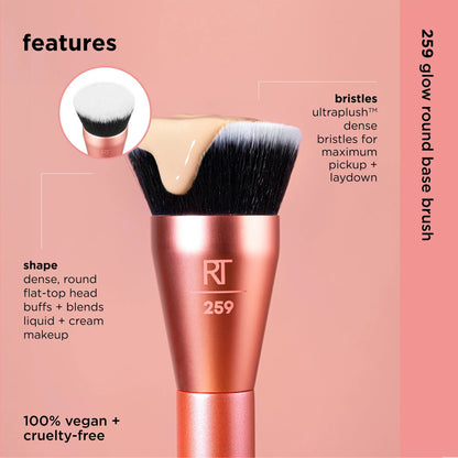 Real Techniques Glow Round Base Brush