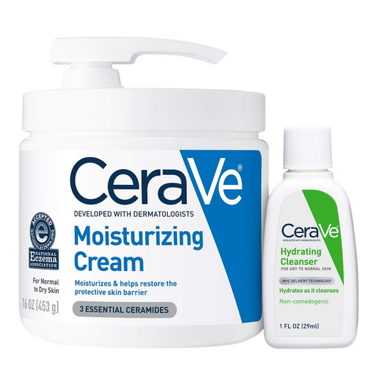 CeraVe Moisturizing Cream with Pump + mini Hydrating Cleanser