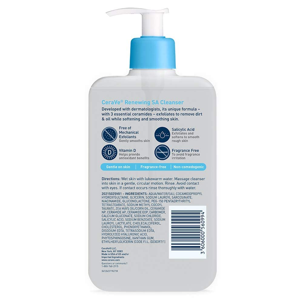 CeraVe Renewing SA Cleanser 16oz/ 473ml