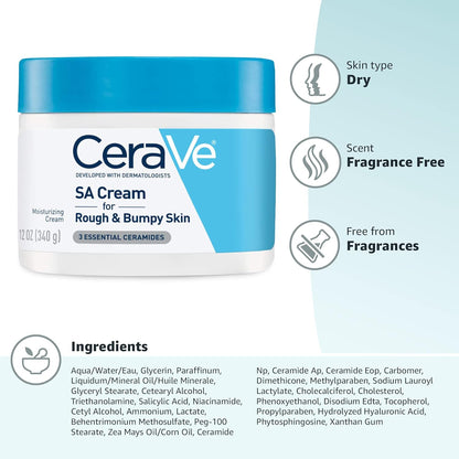 CeraVe SA Cream 12 oz/ 355ml