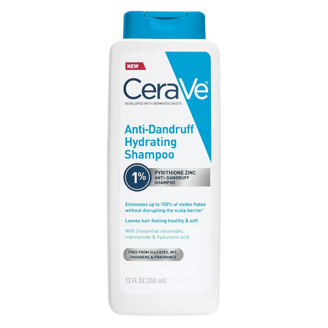 CeraVe Hydrating Anti Dandruff Shampoo 1% Pyrithione Zinc