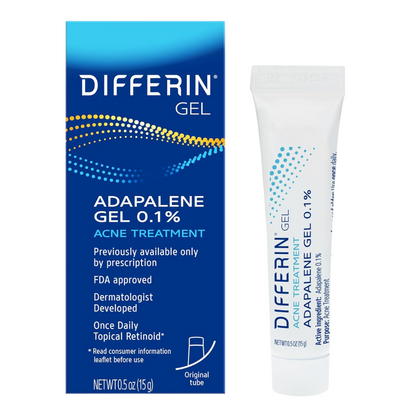 Differin Adapalene Gel 0.1% Acne Treatment