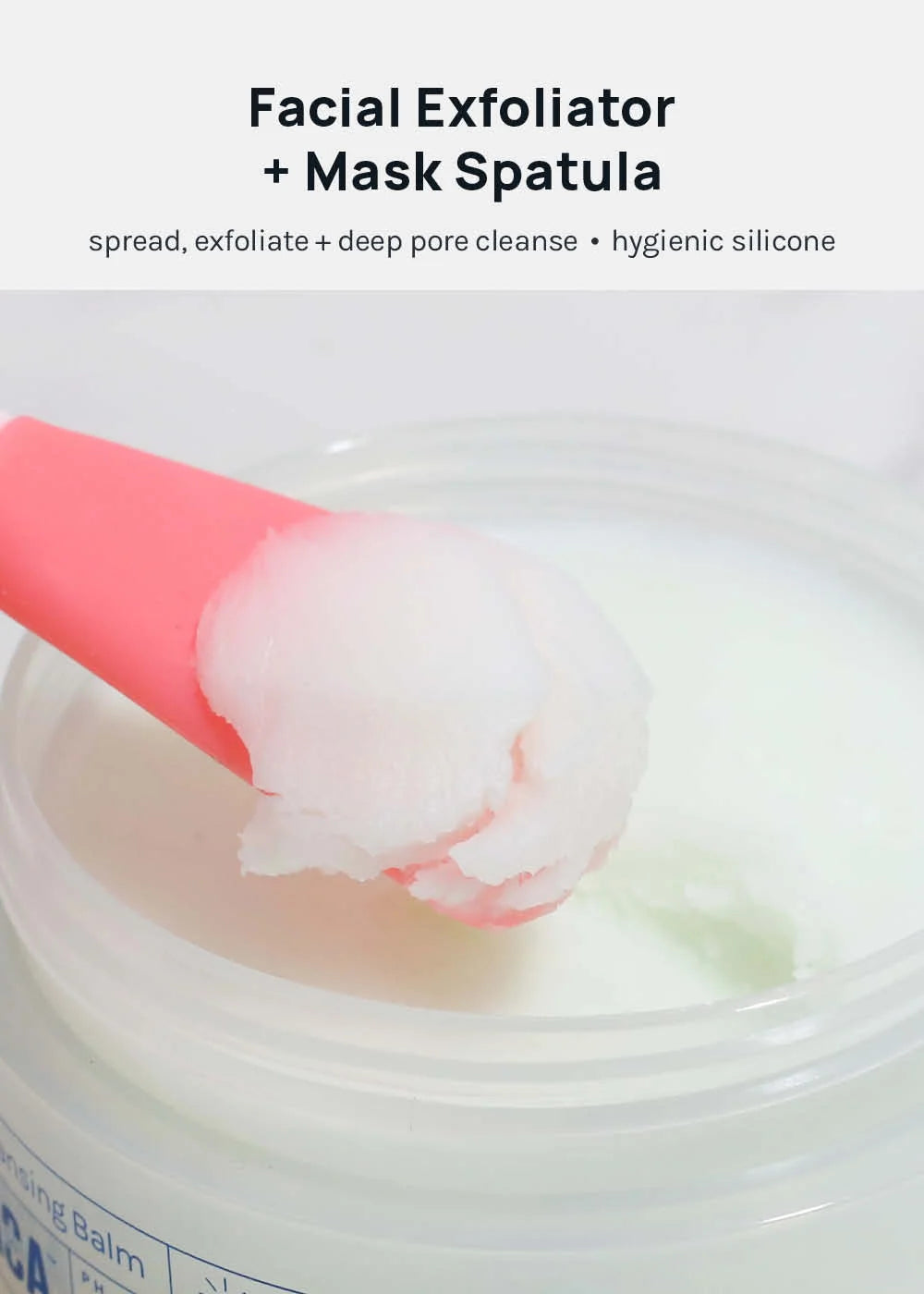 AOA Dual- Ended Silicone Mask Tool + Exfoliator